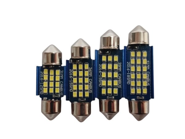 9-24V FS-2016-15SMD 36MM Philips драйвер CANBUS (аналог лампи C5W) Білий